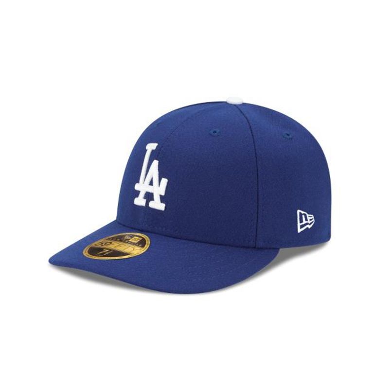 MLB Los Angeles Dodgers Authentic Collection Low Profile 59Fifty Fitted (TFN6545) - Blue New Era Caps